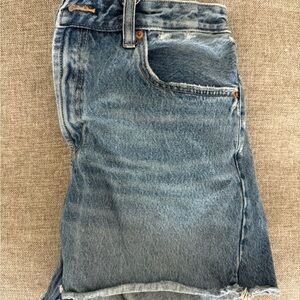 Zara Light Blue Jean Shorts